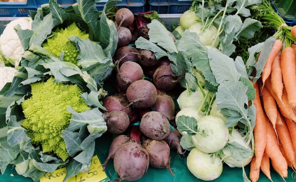 find your dinner at the farmers' market